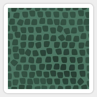 Leopard Mosaic on Soft Green 5748 Sticker